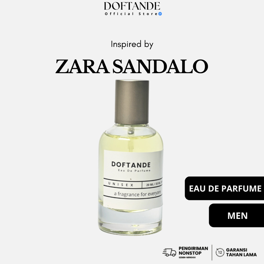 Parfume Pria Tahan Lama ZARA SANDALO Eau De Parfume Cowok Minyak Wangi Parfum Farfum