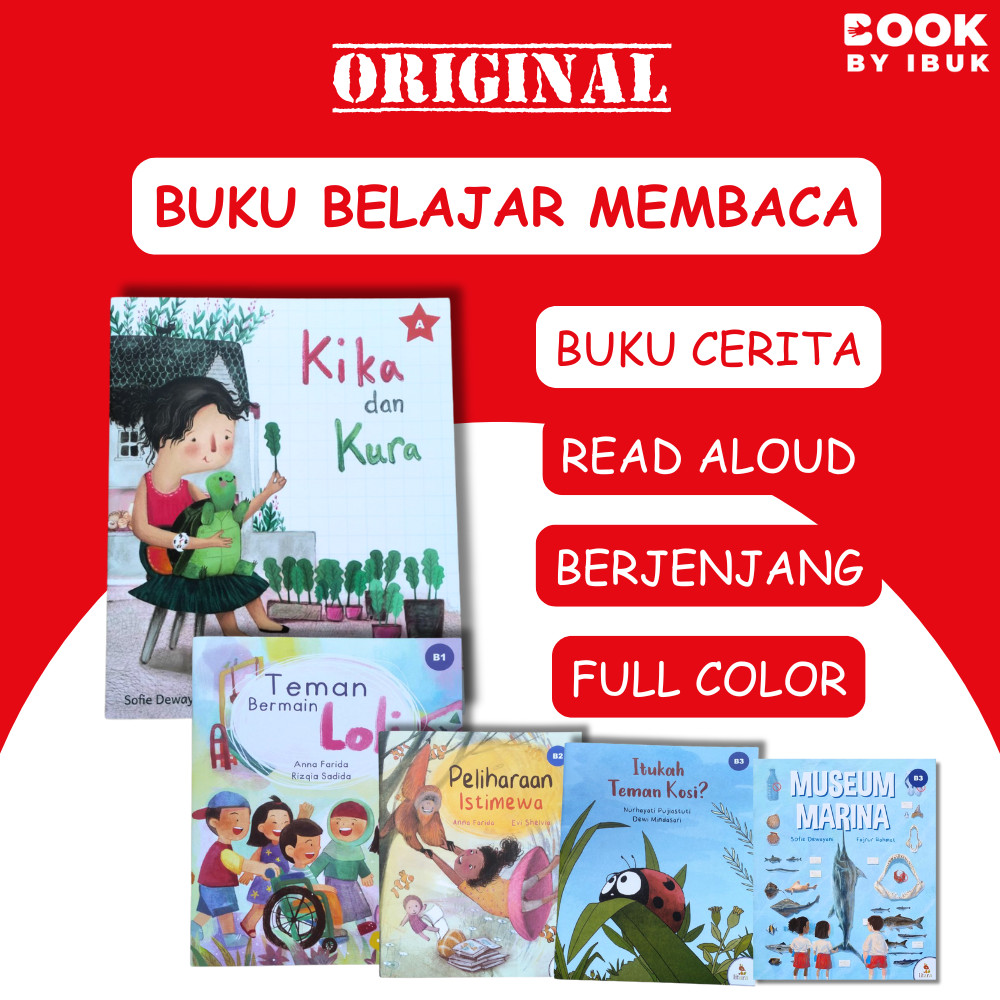 Buku Litara Belajar Membaca Seri Berjenjang terlengkap, Litara