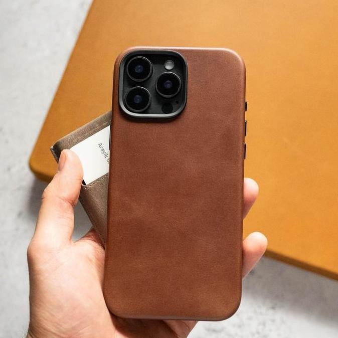 NEW Leather Case for iPhone 16 Pro Max Plus Andar The Aspen Casing Cover Original New