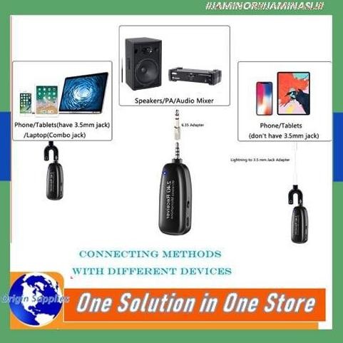 Microphone Mic Clip On Wireless UHF Youtuber PRANK VLOG untuk Smartphone HP /Kamera DSLR Mirroless Z