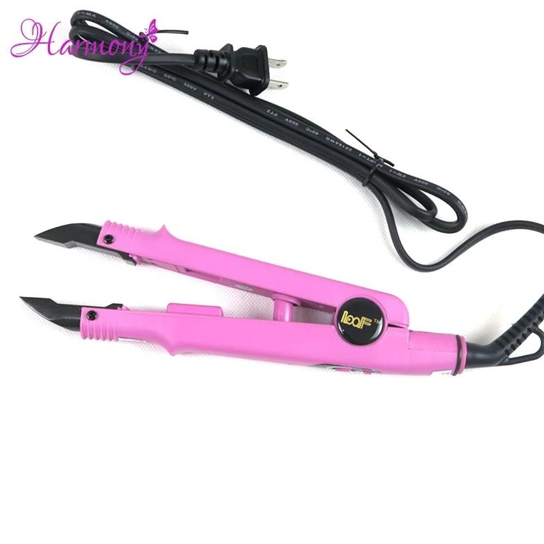 Harmony Plus Hair Pink color Loof Hair Extension Iron Keratin Bonding Tools Fusion Heat Connector Wa