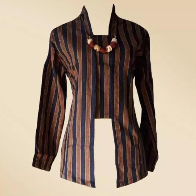 Baju Lurik Jawa Pria Wanita / Sorjan Lurik Pria Wanita Bonus Blangkon / Baju Adat Jawa Khas Jogja So