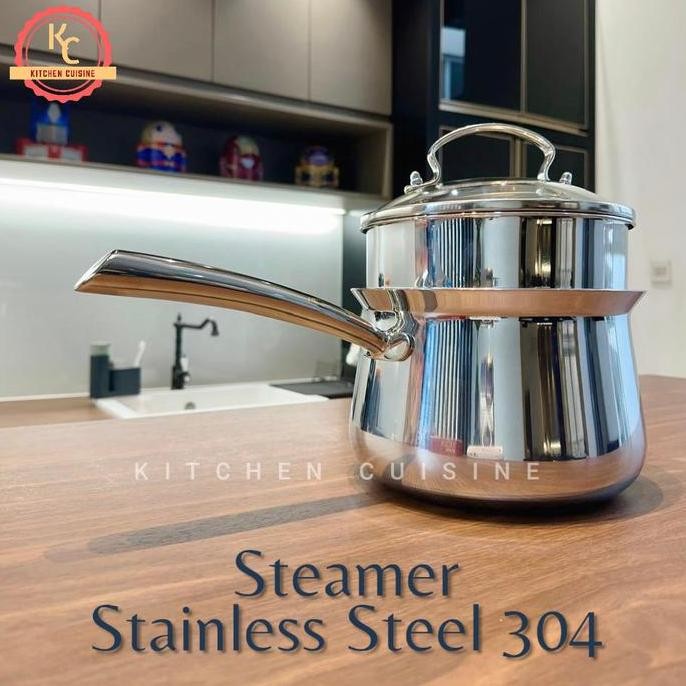 Panci Kukus Stainless Steel 304 / Panci SS High Quality / Steamer SUS304 / panci elegant