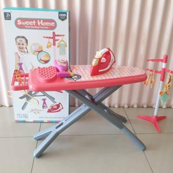 Mainan Anak Perempuan Meja Setrika Besar Sweet Home Set Magical Iron