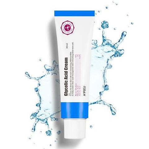 BEBAS ONGKIR - APIEU Glycolic Acid Cream Hyaluronic Moisturizer