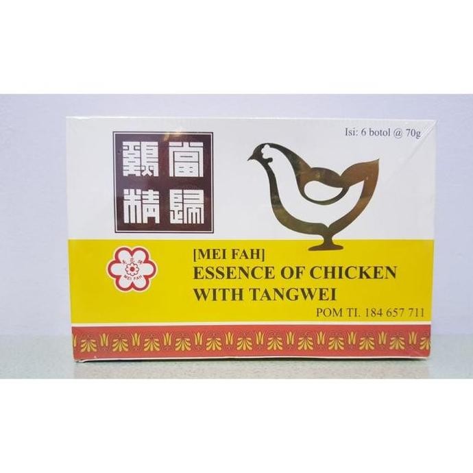 

TERBARU - MEI FAH ESSENCE OF CHICKEN WITH TANGWEI 6X70ML