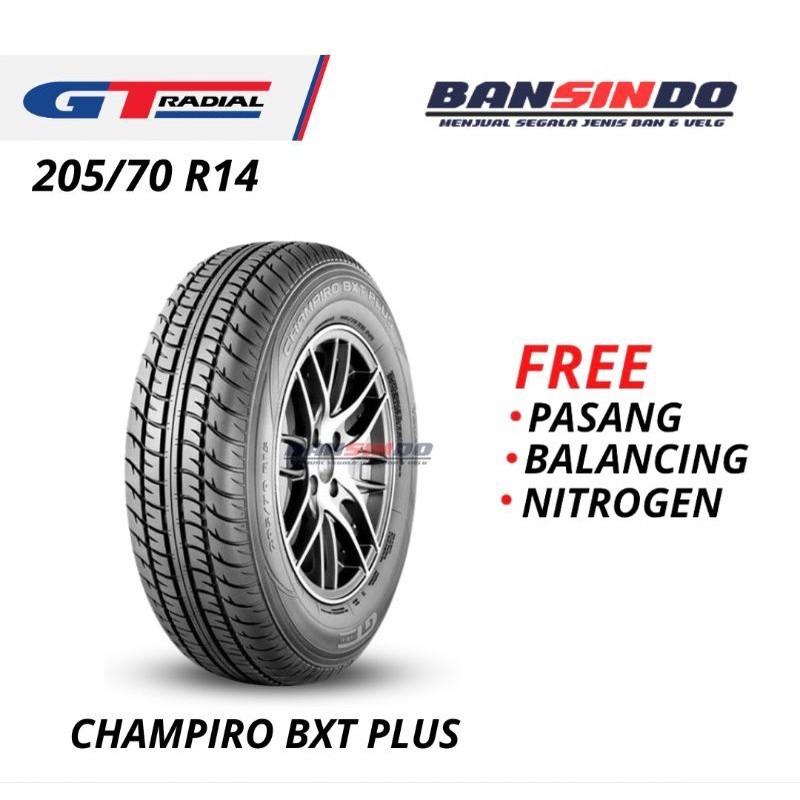 Ban Mobil 205/70 R14 GT Champiro BXT Plus