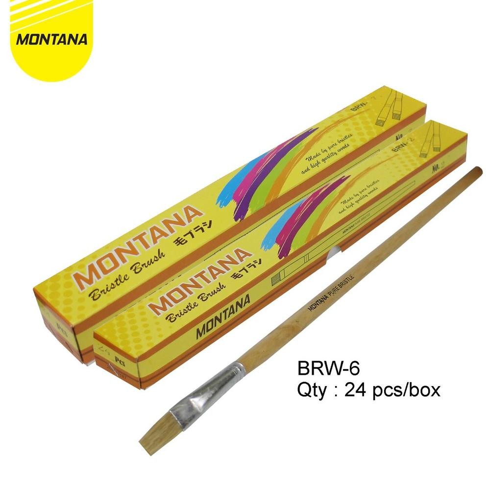 

baru kuas lukis montana brw-6 - brush cat air/akrilik hobi & sekolah