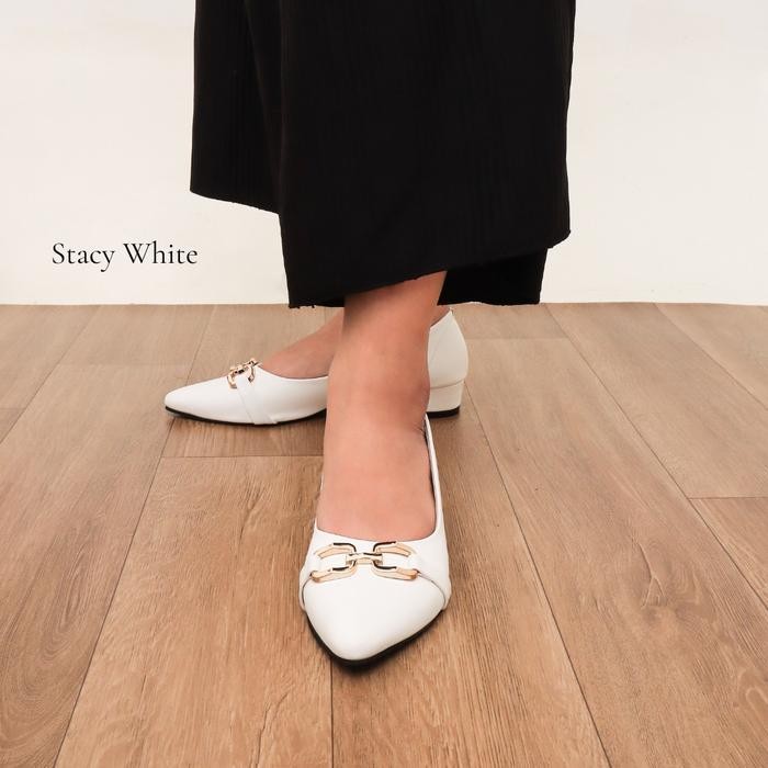 Quince Stacy Pantofel Heels Wanita Hak 3 Cm