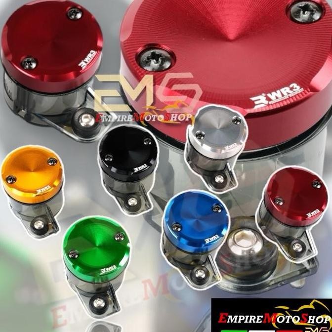 WR3 Tabung Minyak Rem Besar + Tutup CNC 45 ml BFluid Tank