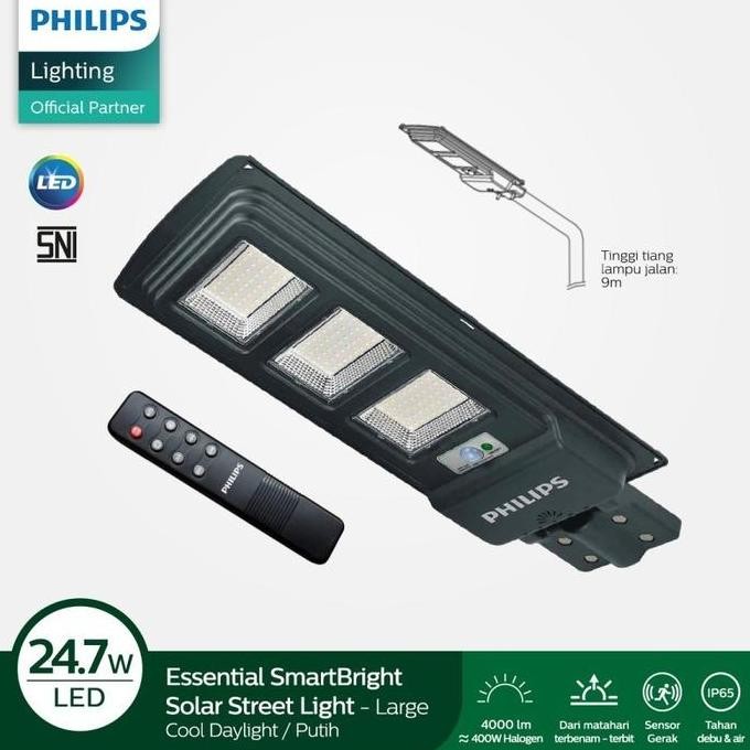 Lampu Jalan Led PJU Solar Cell PHILIPS BRC010 SMD All In 1 StreetLight