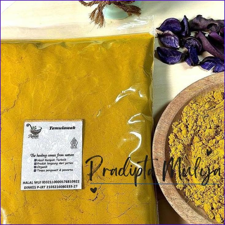 

Asli..! Temulawak Bubuk 500 Gram Murni