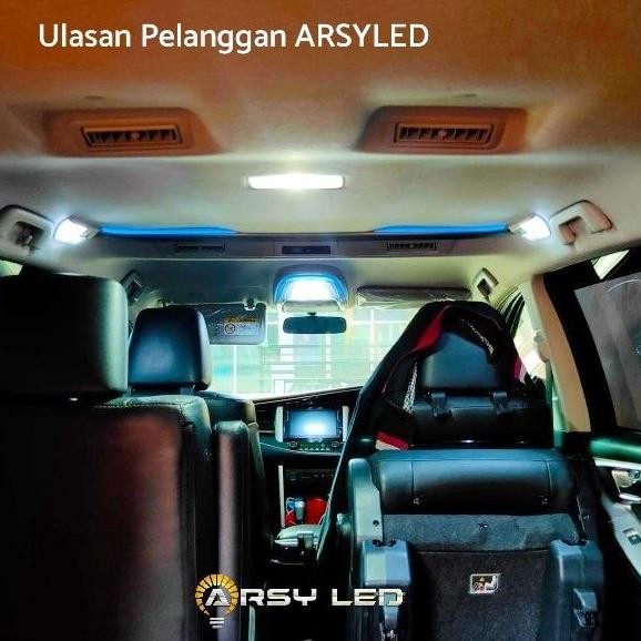 . Lampu Plafon Kabin Mobil Innova Reborn LED Paket isi 8 Highest Bright