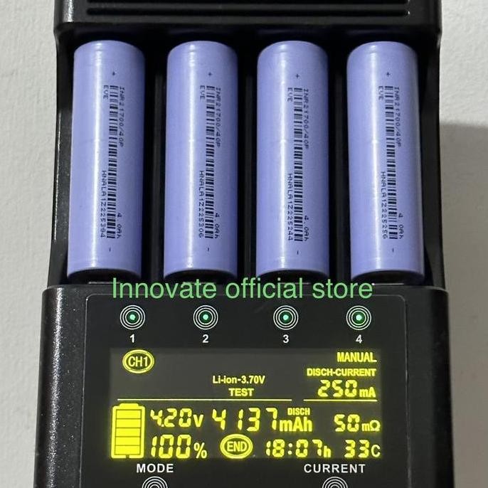 baru Baterai Cell EVE 21700 40P 4000Mah Highdrain Discharge 50A
