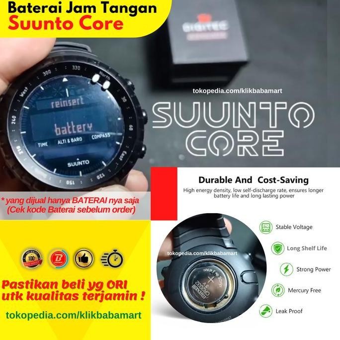 baru BATERAI SUUNTO CORE JAM TANGAN ORIGINAL
