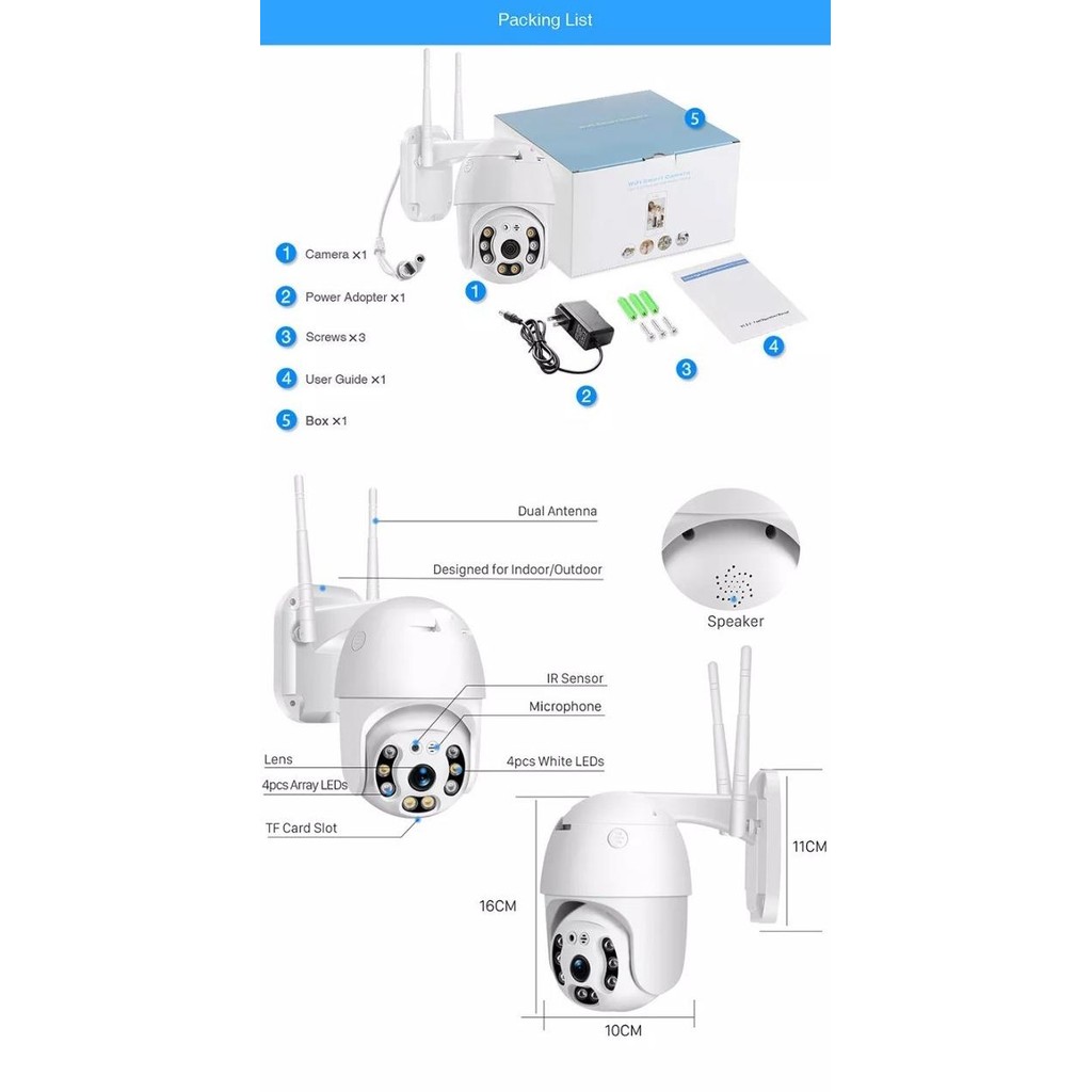 [Expert] EYESEC CCTV Wifi Outdoor Kamera CCTV 5MP IP Camera CCTV WiFi IP67