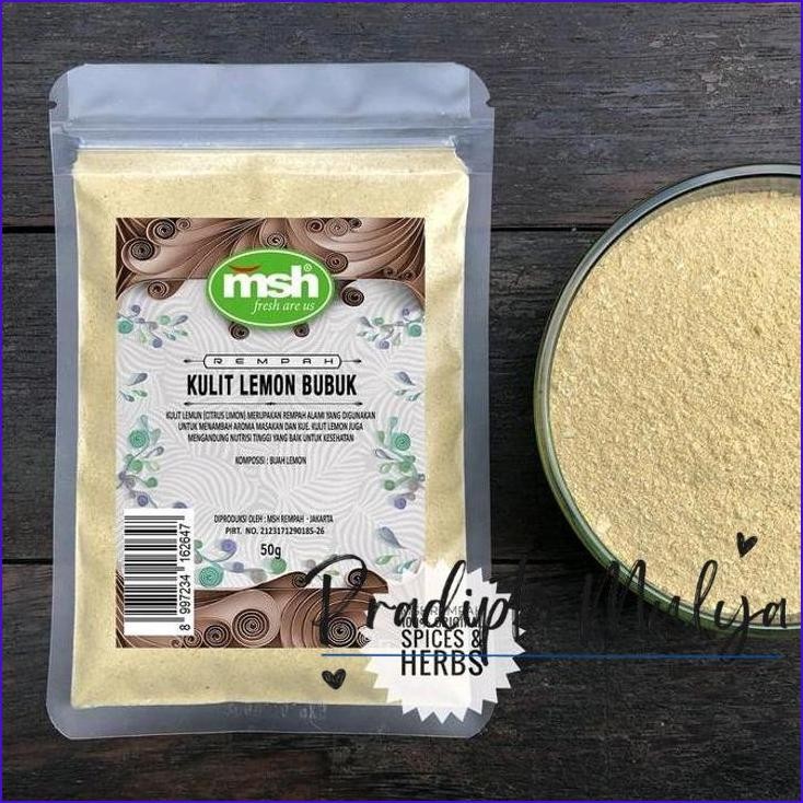 

Masih Ready Msh Kulit Lemon Bubuk 50Gr