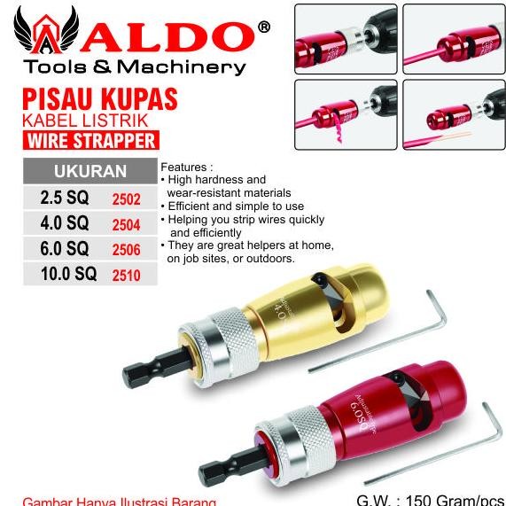 TERMURAH - PISAU KUPAS KABEL LISTRIK / ALAT PENGUPAS KABEL KAWAT /  PENGUPAS KAWAT LISTRIK UNTUK BOR