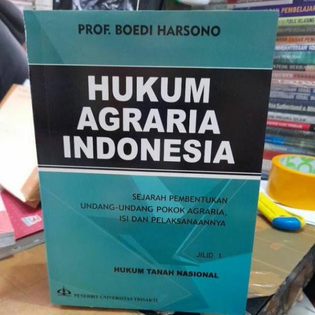 Hot Sale  Hukum Agraria Indonesia ...Prof Budi Harsono