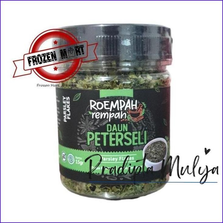 

Pasti Murah Roempah Rempah Daun Peterseli / Daun Parsley / Parsley Flakes 15Gr