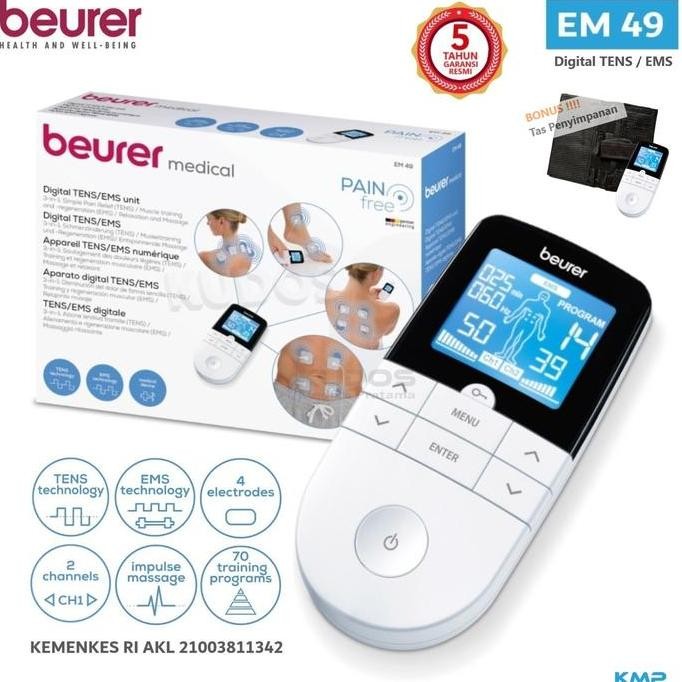 NEW beurer EM 49 TENS EMS Digital - EM49 - EM-49