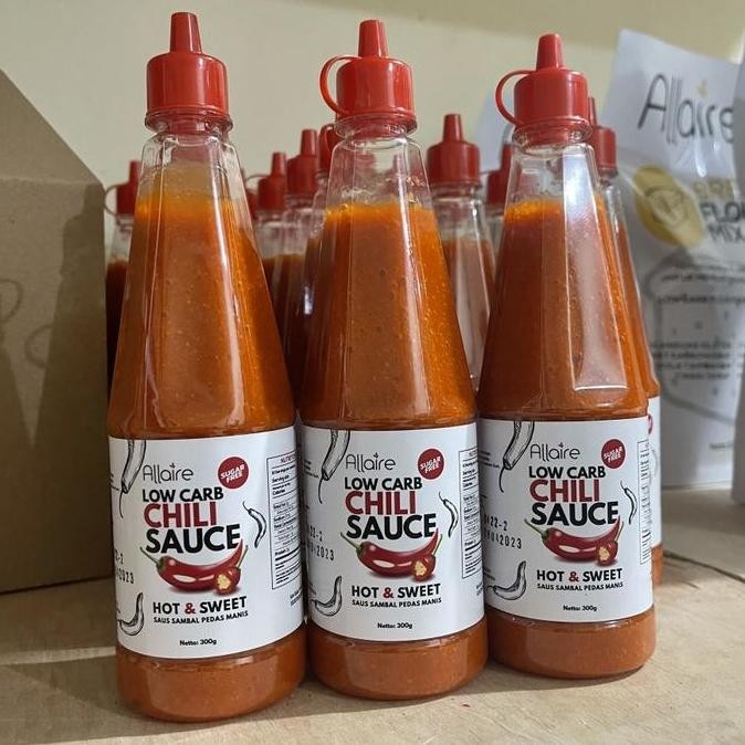 

Keto Hot and Sweet Chili Sauce Sugar Free Low Carb Saus Sambal Pedas LA