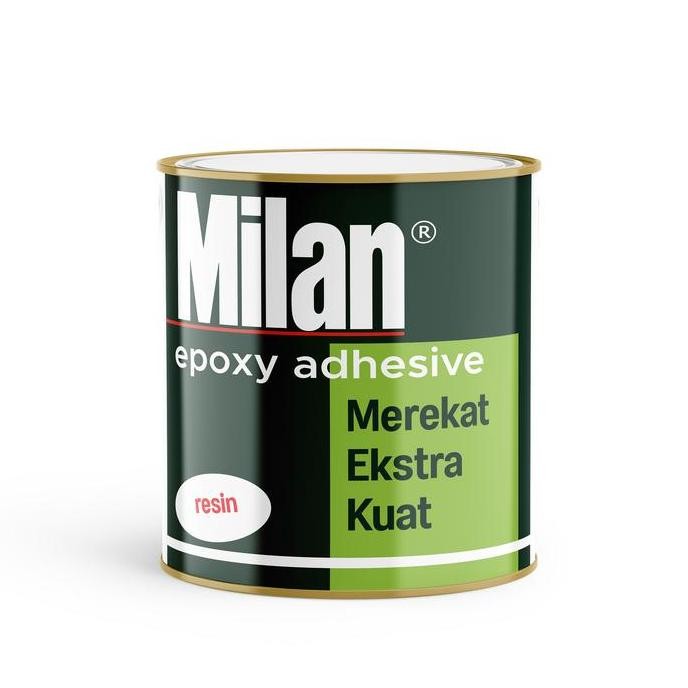 Lem Kayu Besi Granit Milan Epoxy Adhesive 380gr/set Resin+Hardener LL