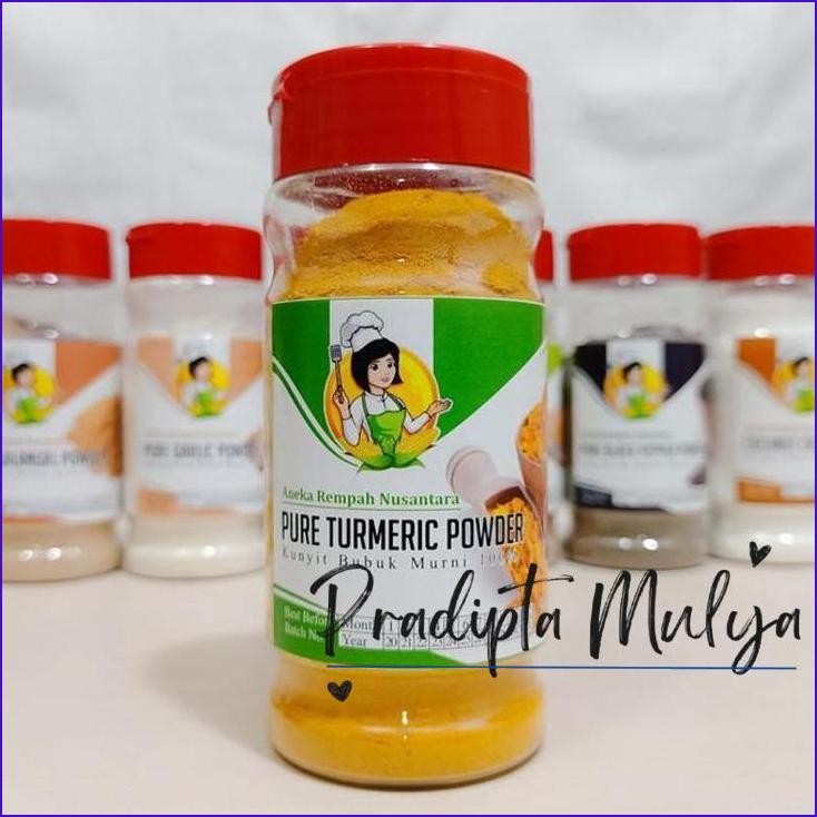 

Terbaru..!! Kunyit Bubuk Organik Murni 100% - Pure Turmeric Extract Powder 50Gr
