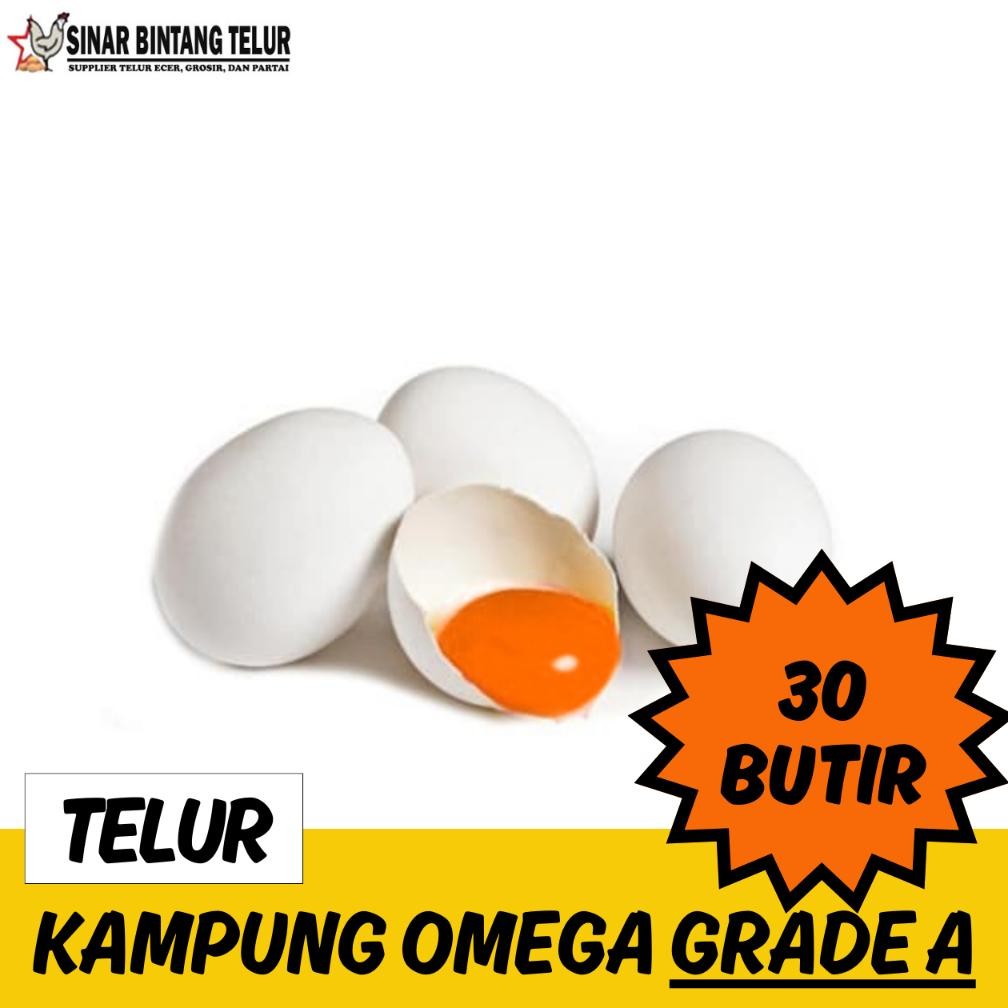 

[GRADE A] TELUR KAMPUNG OMEGA (30 BUTIR)