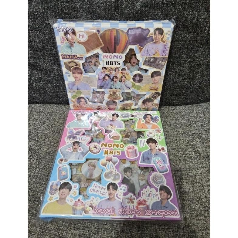 

Sticker Nono Bts Jungkook V Jimin Suga Seokjin Rm J-Hope - Sticker Waterproof Sticker Viral Lucu Baru