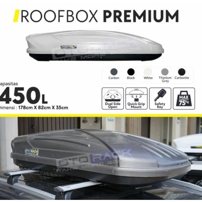 Roof Box Roofbox Bagasi atas OTORACK model Premium 480L