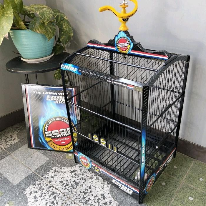 Sangkar Kotak No 2 Ebod Jaya Original Decal Water Ruji Fiber Original Dan Terpercaya