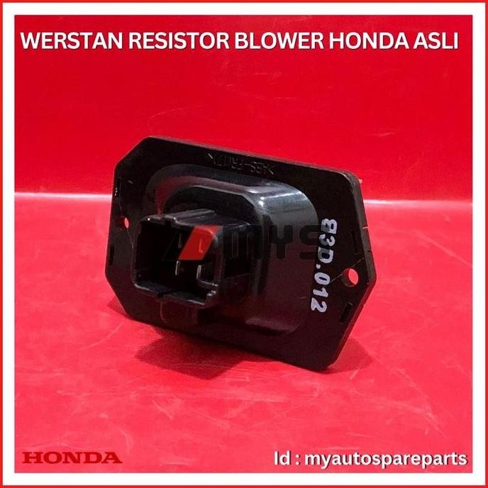 WERSTAN RESISTOR BLOWER AC MOBIL HONDA MOBILIO BRIO WESTAND WESTAN ORIGINAL DAN TERPERCAYA