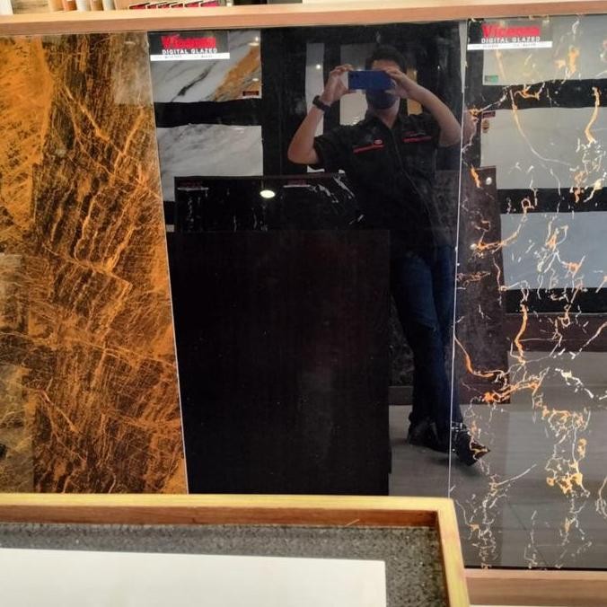 GRANIT VICENZA GRANITE PURE BLACK GLOSSY GL12110D 60X120 TOP GRADE ORIGINAL DAN TERPERCAYA