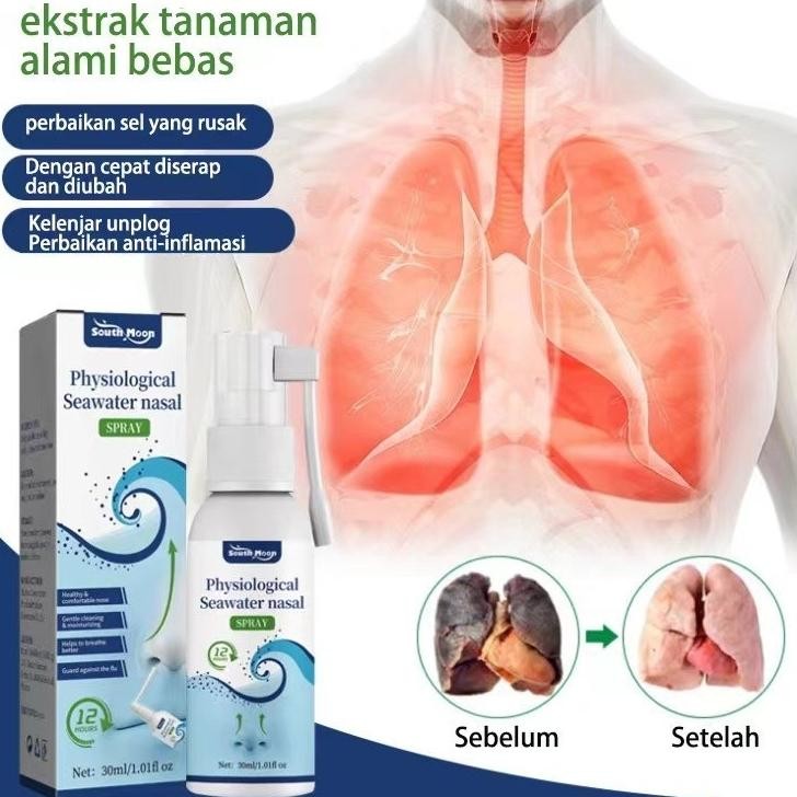 Nasal Spray Sinusheal Spray 30ml Obat Sinusitis Semprotan Hidung Paling Ampuh sedotan Ingus Nasal As