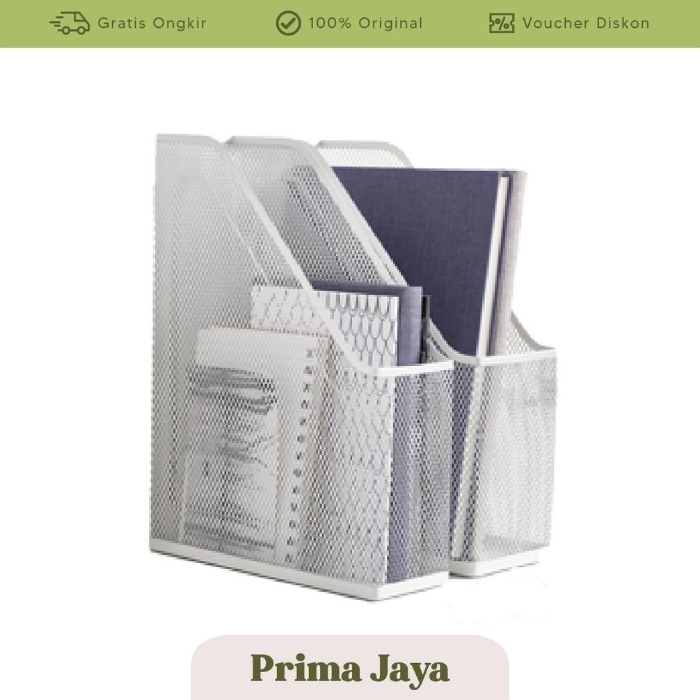 

TERLARIS PrimaJaya DRONJONS File organizer set 2 pcs/ Box File Tempat Majalah Organizer Baja, file tempat kertas,file holder DR1528 IKEA Siap kirim