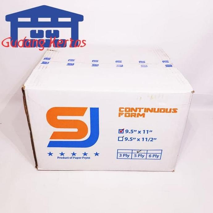 

NEW CONTINUOUS FORM 9.5 X 11 5PLY SJ STANDAR