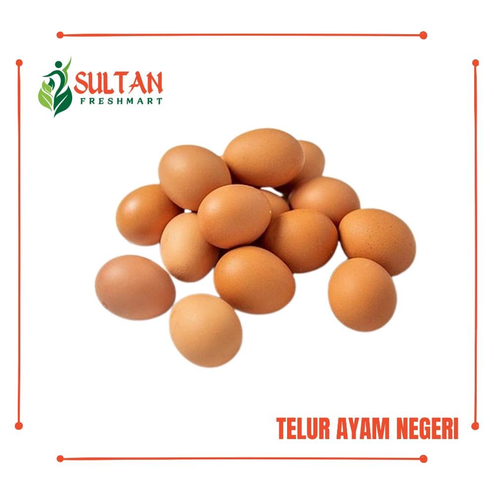

[INSTAN] TELUR AYAM NEGERI SUPER 1KG ISI 13-14 BUTIR