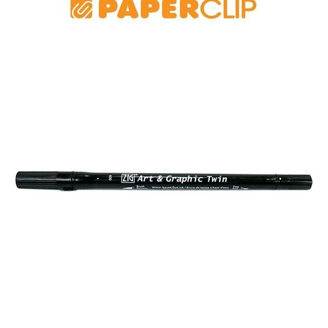 

Sale Pen Brush Zig Kuretake Tut-80 Art & Graphic Twin 009 Black