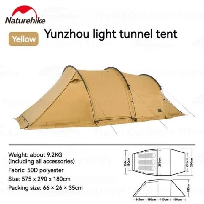 Naturehike Cloud Vessel Tunnel Boat 4 season