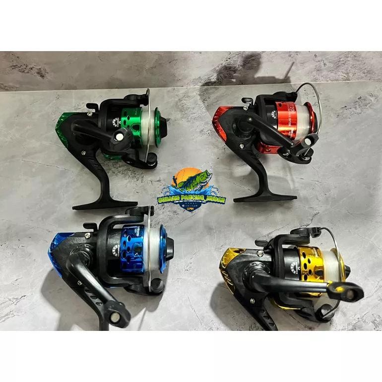 Reel Pancing Murah Spool Plastik 4 Warna