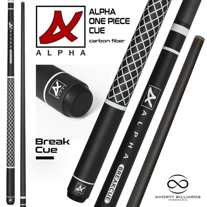 ALPHA CARBON 1 PIECE BREAK CUE / STICK BREAK BILLIARD