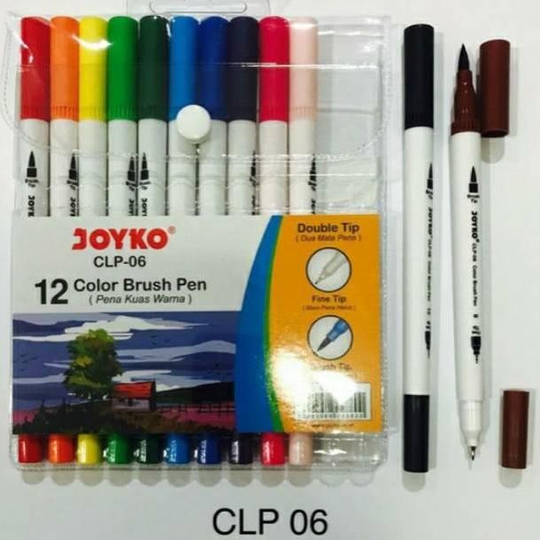 

Sale Joyko Brush Pen And Color Pen Set (12Clr)