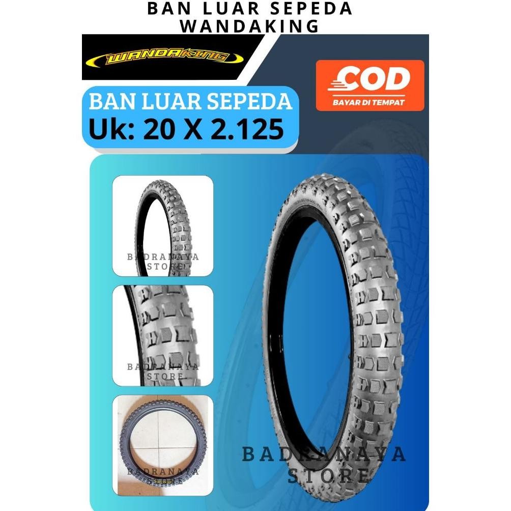 {Salt} Ban Luar Sepeda Anak Mtb Bmx Lipat Uk.20 X 2.125 Inch Atlantis By Kingland Fx-2