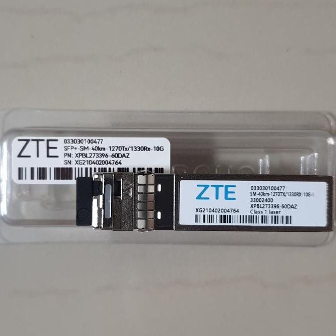Sfp+ Bidi Zte 10G 40Km Single Core (Sepasang) New Stok