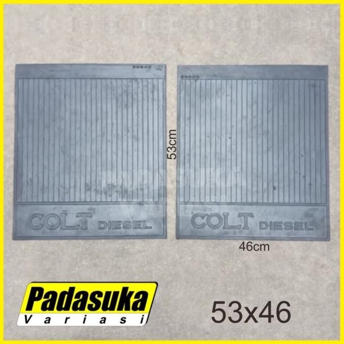 (Expert) Karpet Lumpur Truk BELAKANG Karet Karpet Lumpur Truk 50 cm Double BLK