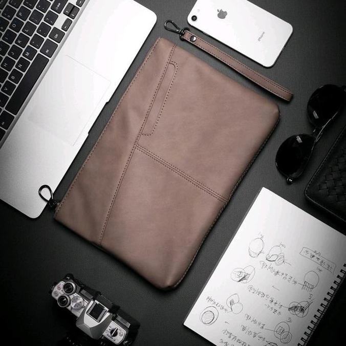 Koleksi Terbaru | Hand Bag Kulit Pria Import Ori Tas Tangan Keren Kekinian