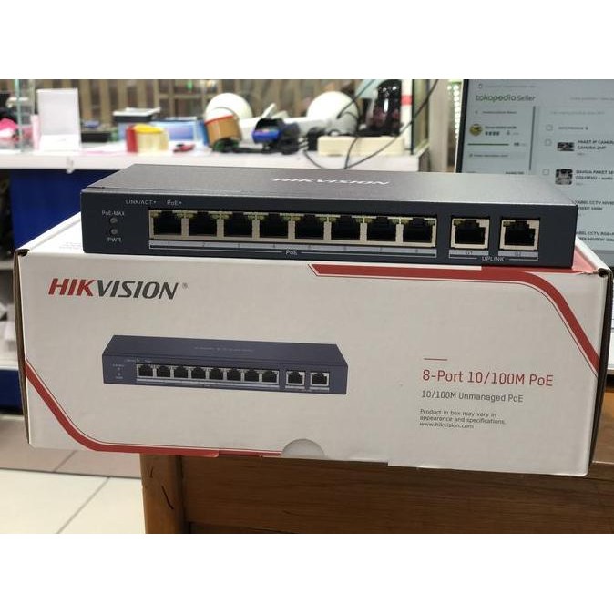 Hikvision Ds-3E0310P-E/M Poe New Stok