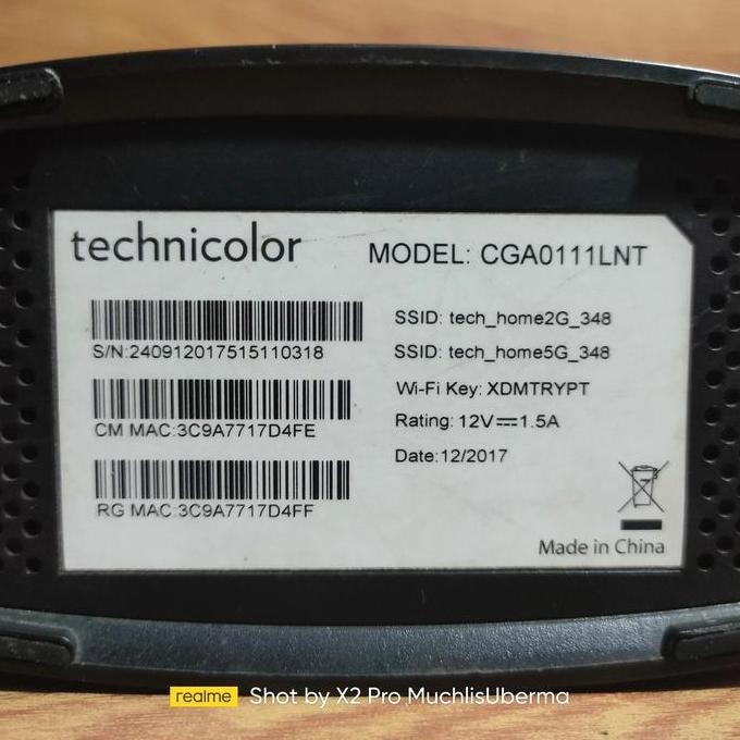 Technicolor Cga0111Lnt Dualband Ap Wireless Wifi Modem Router Docsis 3 New Stok