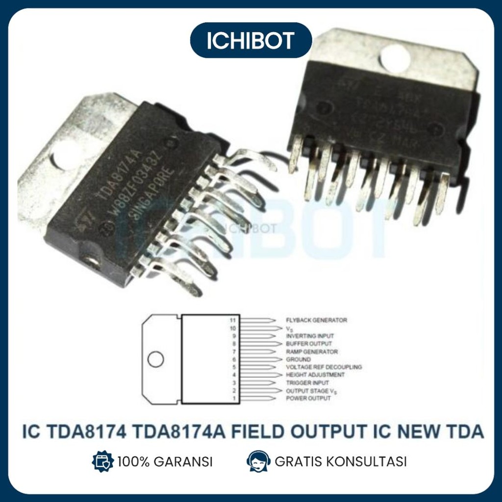 IC TDA8174 TDA8174A Field Output IC New TDA 8174